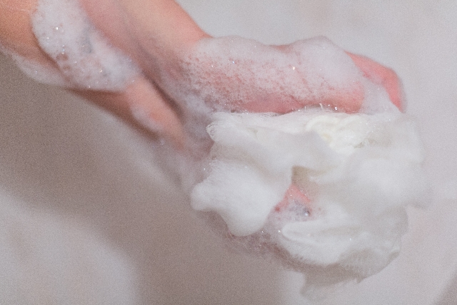 泡で清潔に保つ