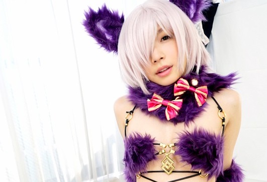 Fate Grand Order（FGO）マシュのコスプレ 麻里梨夏