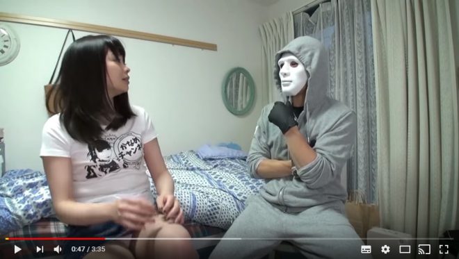 【かなめちゃん】パンチラしたら即エンディング！天才の姿をご覧下さい。