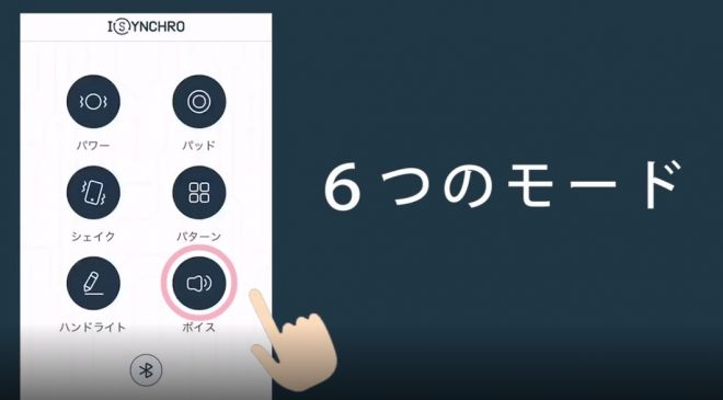 電動オナホ「シンクロ」 多彩な振動パターン