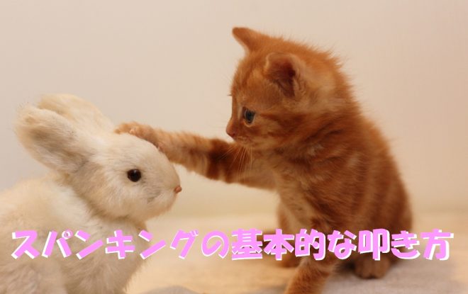 スパンキングの基本的な叩き方