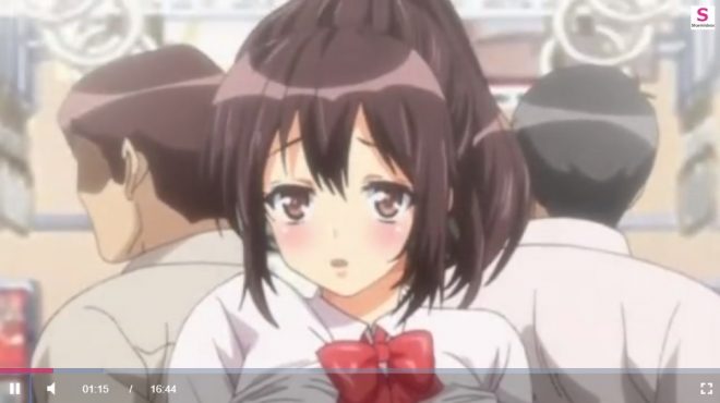 巨乳の女子高生をレイプしまくれる痴漢電車