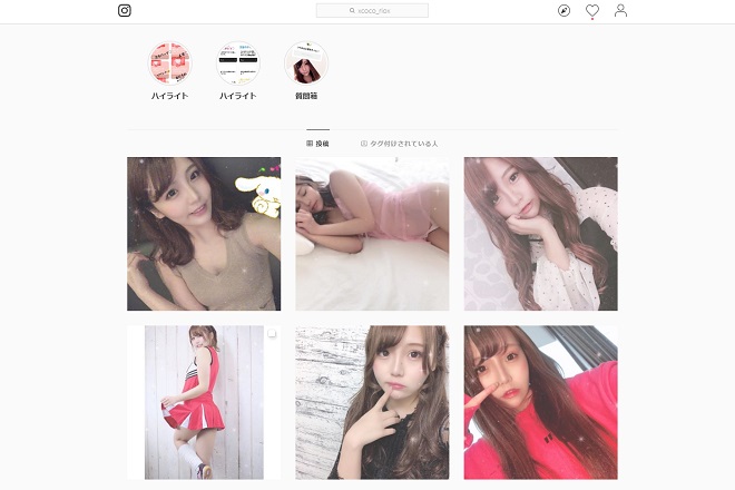 インスタグラム（xcoco_riox）