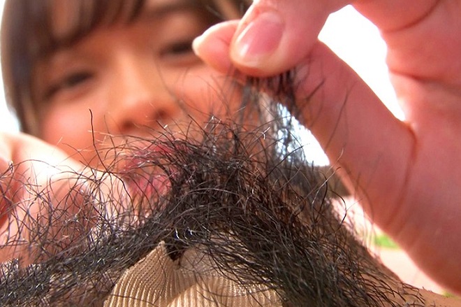 フサフサのマン毛が魅力