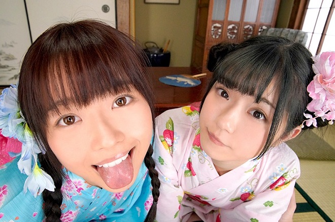 【VR】日焼け姪っ子姉妹VR 宮沢ちはる 有栖るる2