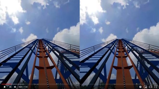 VR専用ゴーグルで動画視聴