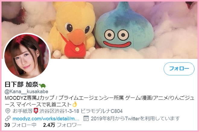 日下部加奈のSNSとブログ情報