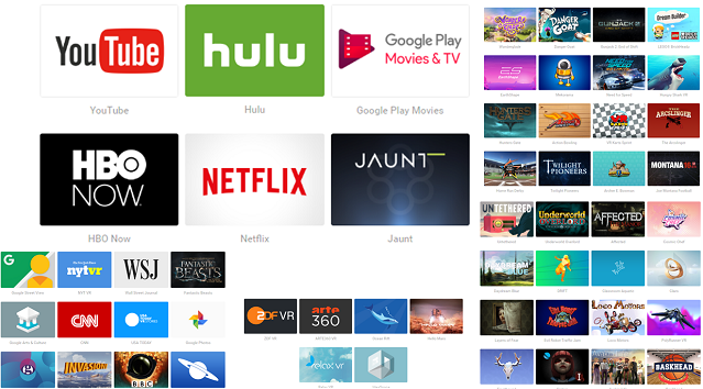 Daydream View　アプリ