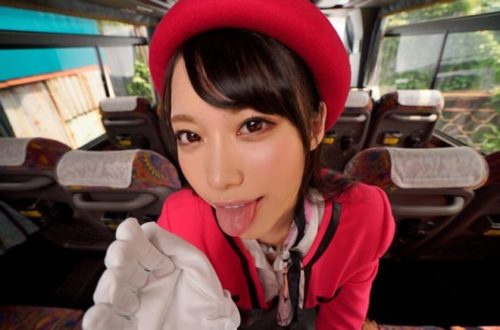 【VR】美人バスガイドと車内セックス 川菜美鈴【リアル映像】2