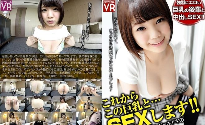 【VR】これからこの巨乳と…SEXします！つばさ19歳。ずっと狙っていた後輩とドッキドキの初エッチ！ 雛菊つばさ